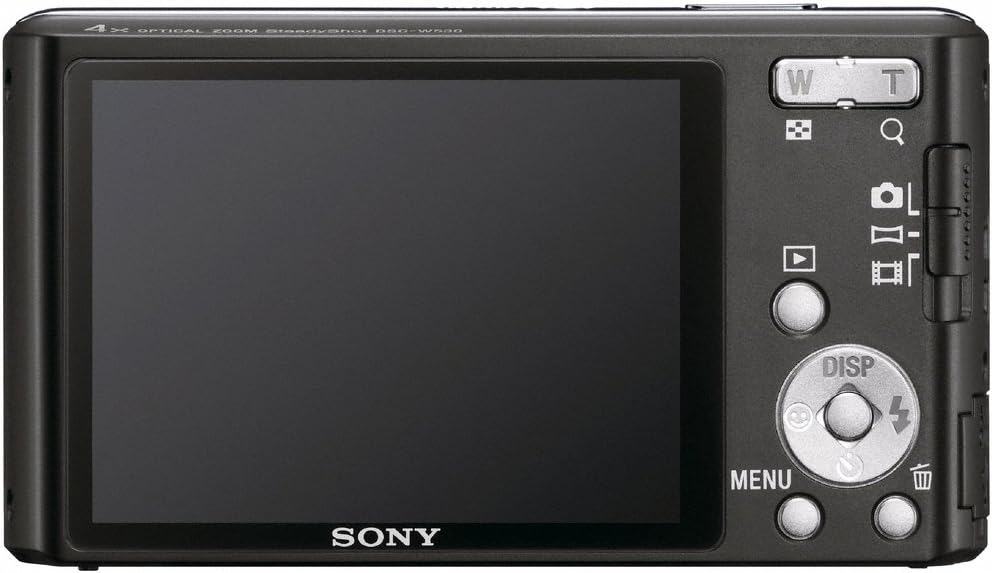 Sony Cyber-Shot DSC-W530 14.1 MP Digital Camera with Carl Zeiss Vario-Tessar 4x Wide-Angle Optical Zoom Lens and 2.7-inch LCD (Black) (Renewed)