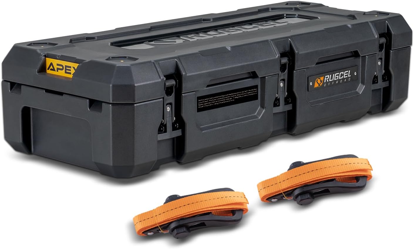RUGCEL 126QT Waterproof Dry Storage Box - Heavy Duty Overland Off-Road Storage Case for Camping, Vehicle Trunk, Roof Rack.