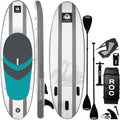Roc Inflatable Stand Up Paddle Board with Premium SUP Paddle Board Accessories, Wide Stable Design, Non-Slip Comfort Deck for Youth & Adults