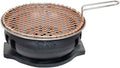 Portable BBQ Grill, Korean BBQ Grill Charcoal Cast Iron 5-10 People Indoor Outdoor Multicolor(E)