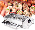 Portable Electric Grill Smokeless Electric Indoor Searing Grill Adjustable Temperature Control Food Griddle Stainless Steel Restaurant Teppanyaki Grill Adjustable Temperature from 50°c to 300°c