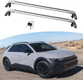 2PCS Aluminum Crossbar Cross Bar Fit for Hyundai IONIQ 5 2022-2025 SEL Limited XRT Luggage Cargo Carrier Roof Rack Rails with Anti-Theft Locks Lockable (Silver)