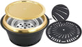 BBQ Barbeque Barbecue Grill,Korean Charcoal Grill,Smoke Exhaust Grill Equipment,Phnom Penh Commercial Barbecue Grill,5 Styles (Color : A)