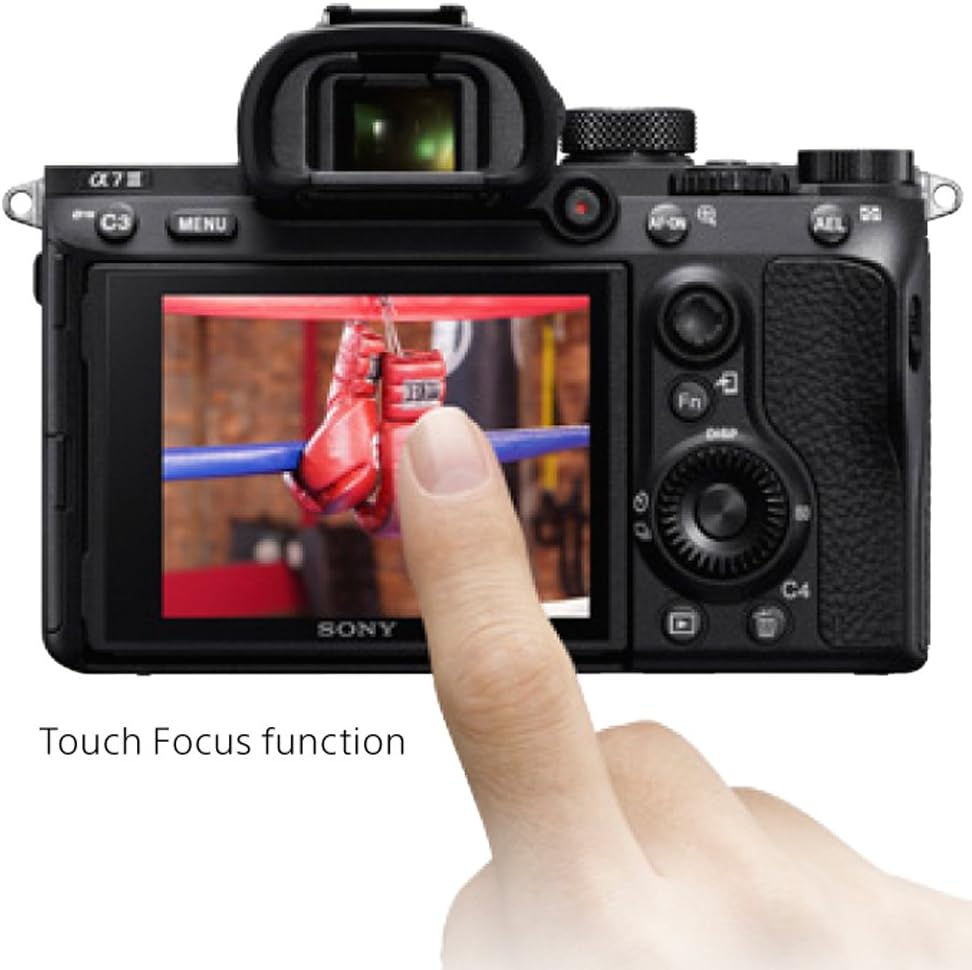 Sony a7III 24.2MP Full Frame Mirrorless Interchangeable Lens Camera | Official USA Partner Model | Body ILCE-7M3 Bundle with 64GB Memory + Flash & Accessories Kit