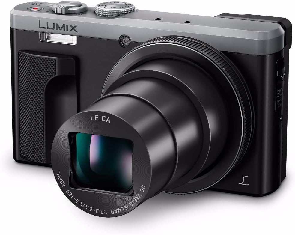 PANASONIC LUMIX 4K Point and Shoot Camera, 30X LEICA DC Vario-ELMAR Lens F3.3-6.4, 18 Megapixels, High Sensitivity Sensor, DMC-ZS60S (SILVER)