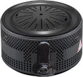 Portable Nonstick Charcoal Barbecue Grill Round Smokeless Korean BBQ Grill Household Tabletop Grill for Party Backyard Camping Black