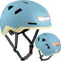 XNITO Kid Bike Helmets for Boys and Girls | Fit Head 51-54cm Circumference | CPSC & NTA-8776 Dual Certified | Multi-Sport Helmets with LED Lights, Magnetic Buckle, Detachable Visor