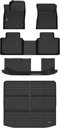 Binmotor-Floor Mats & Cargo Liner for Mitsubishi Outlander 2022-2024 2025 SE丨SEL丨ES 丨SE & SEL Launch Edition丨Platinum Edition (Excludes PHEV and Sport Versions),All Weather Outlander Accessories