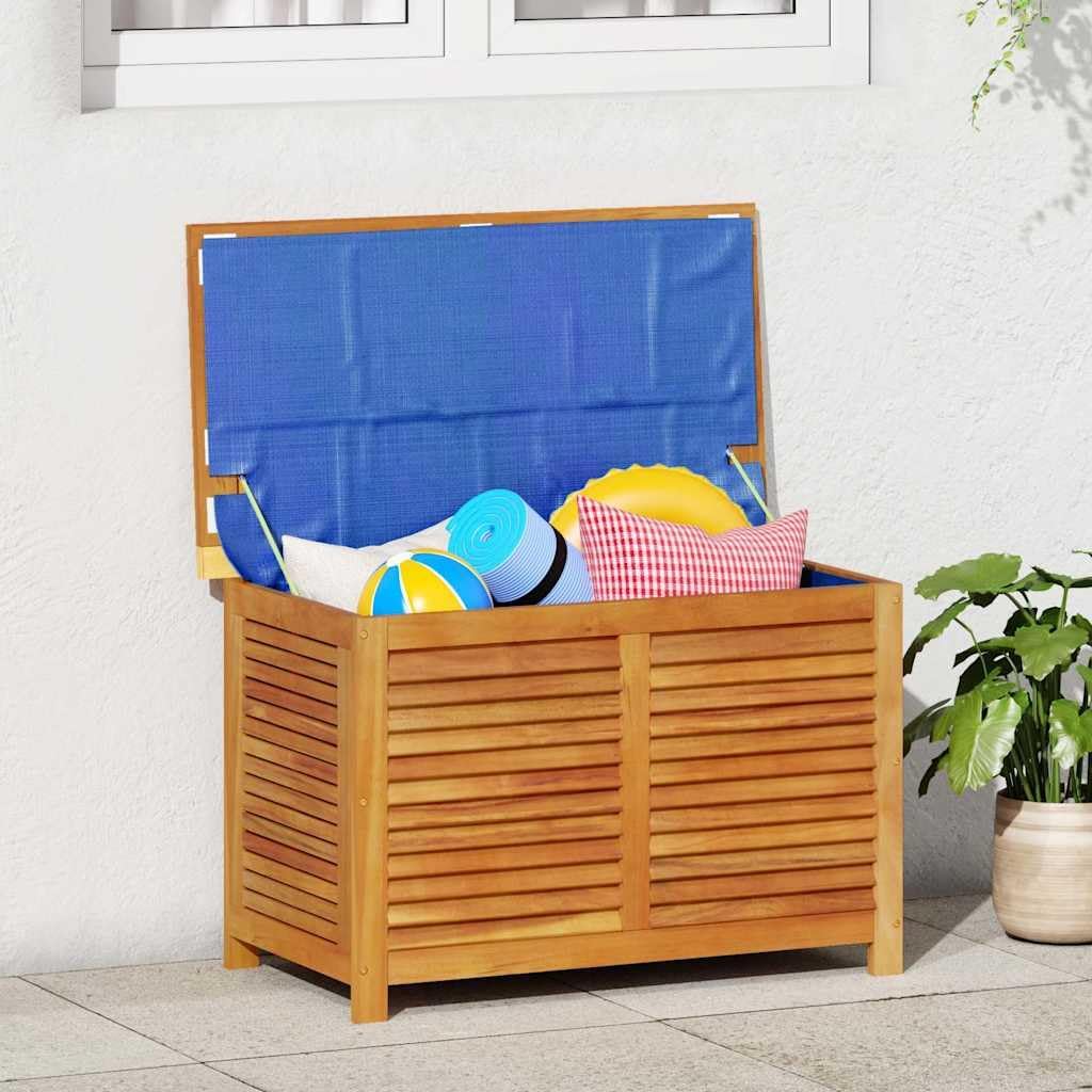 vidaXL Garden Storage Box Natural Wood Solid Acacia Wood