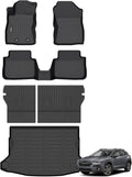 ANBINGO® Floor Mats & Backseat Cargo Liner for 2024 2025 2026 Subaru Crosstrek (Non Hybrid) & Subaru Impreza, All Weather TPE Floor Mats, Custom Floor Liners Full Set Accessories,Black