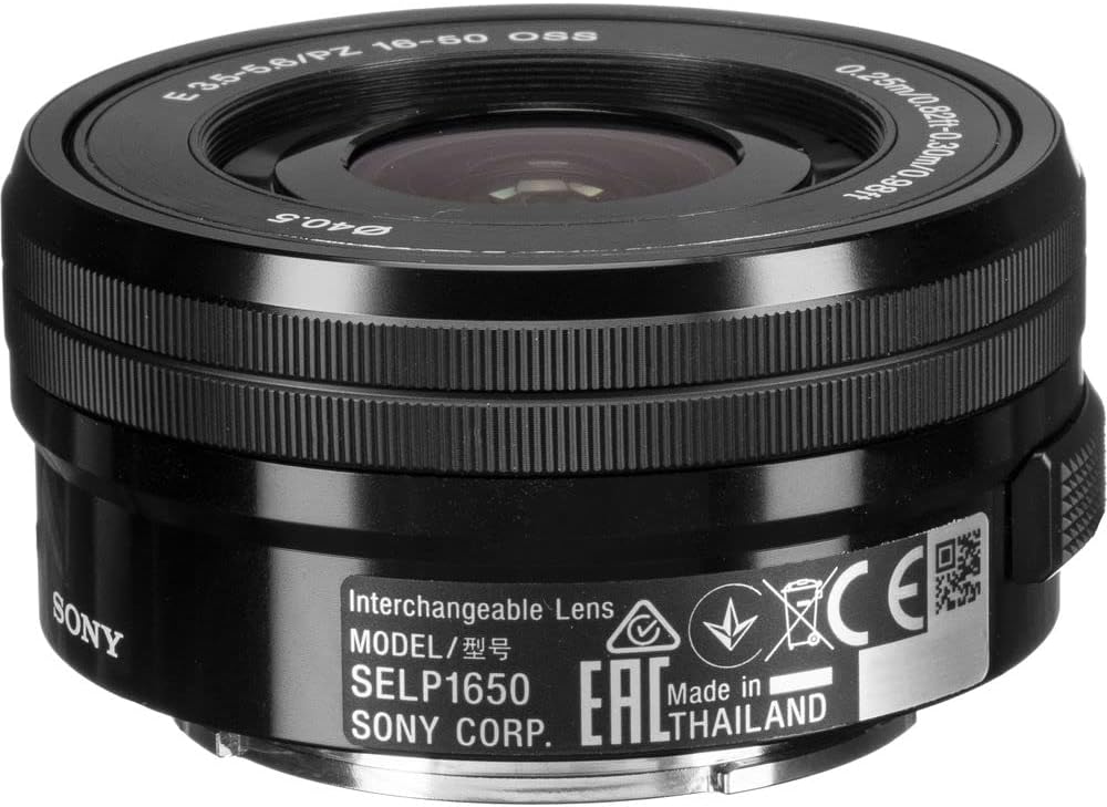 Sony E PZ 16-50mm f/3.5-5.6 OSS Lens (SELP1650) + Filter Kit + Lens Cap Keeper + Cleaning Kit + More (Renewed)