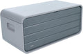 LIFETIME 136‑Gallon Modern Deck Box, Outdoor Storage Container, Weather‑Resistant, UV‑Protected, Lockable Lid