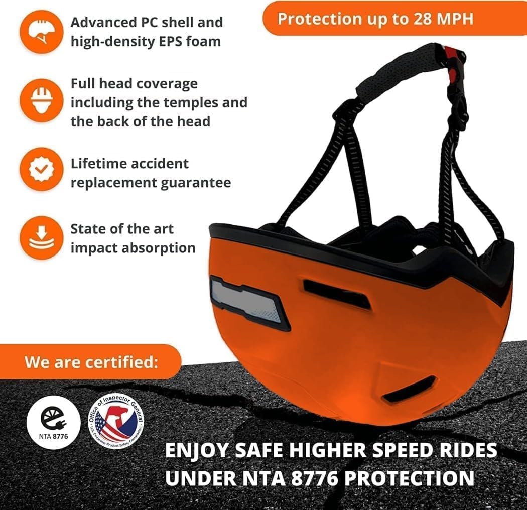 XNITO Kid Bike Helmets for Boys and Girls | Fit Head 51-54cm Circumference | CPSC & NTA-8776 Dual Certified | Multi-Sport Helmets with LED Lights, Magnetic Buckle, Detachable Visor