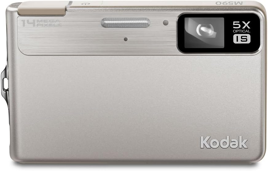Kodak EasyShare M590 14 MP Digital Camera with 5x Optical Zoom and 2.7-Inch LCD (Silver)