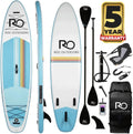 Roc Inflatable Stand Up Paddle Board 10' 6' with Premium SUP Paddle Board Accessories, Wide Stable Design, Non-Slip Comfort Deck for Youth & Adults