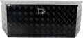 49''Inch Aluminum Trailer Tongue Tool Box Truck Bed Toolbox Truck Trailer Chest Box Underbody Storage Organizer Waterproof Square Storage Organizer w/Lock & Keys Black(‎49' Lx15 Wx18.5 H)