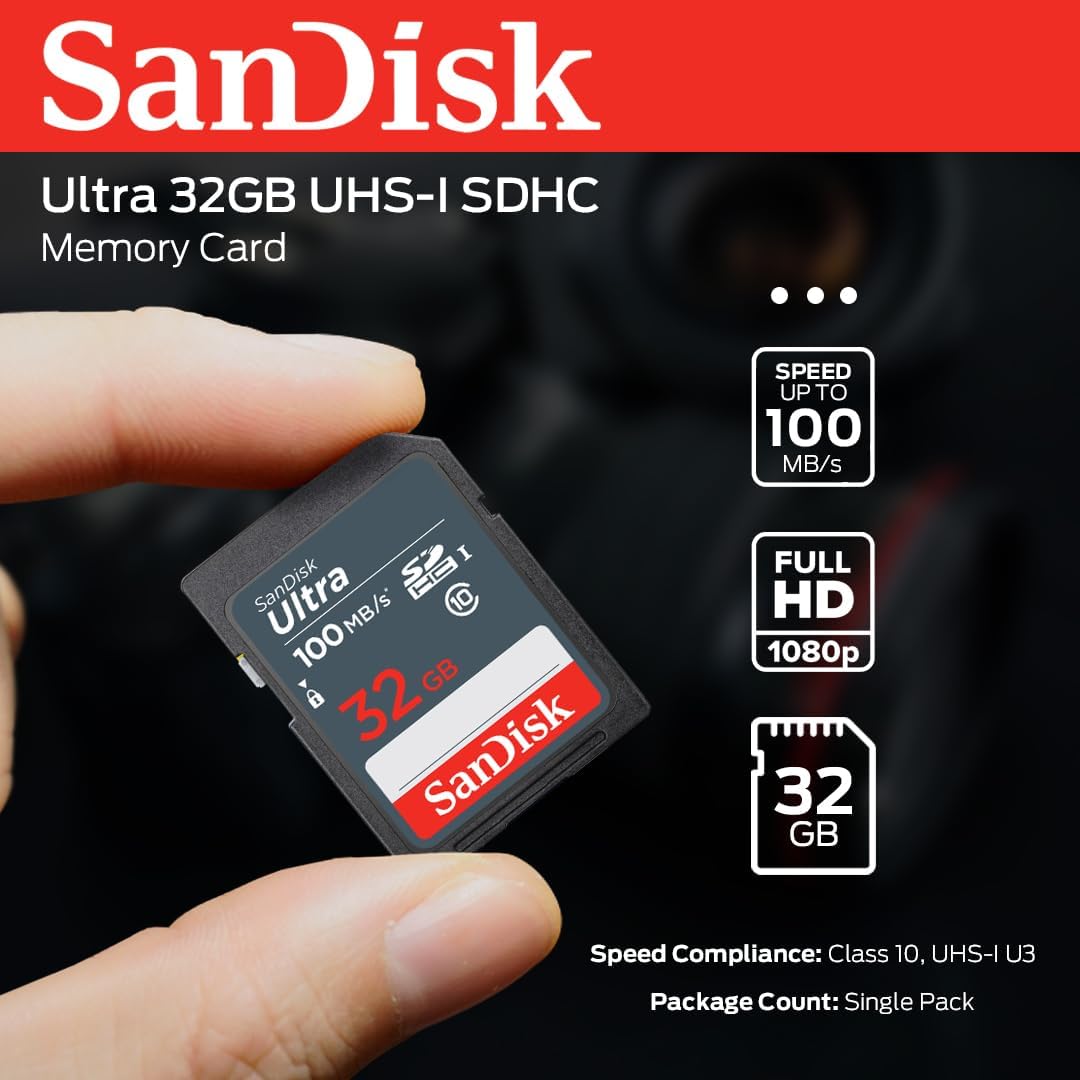 Panasonic LUMIX FZ80D 18.1MP Point & Shoot Digital Camera Bundle with Slinger Alpine 140 Multi-Device Shoulder Bag, SanDisk Ultra 32GB UHS-I SDHC Memory Card