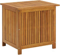 vidaXL Outdoor Storage Box, Deck Box with Lid, Patio Cabinet, Storage Chest for Outdoor Cushions Throw Pillows Garden Tools, Solid Wood Acacia