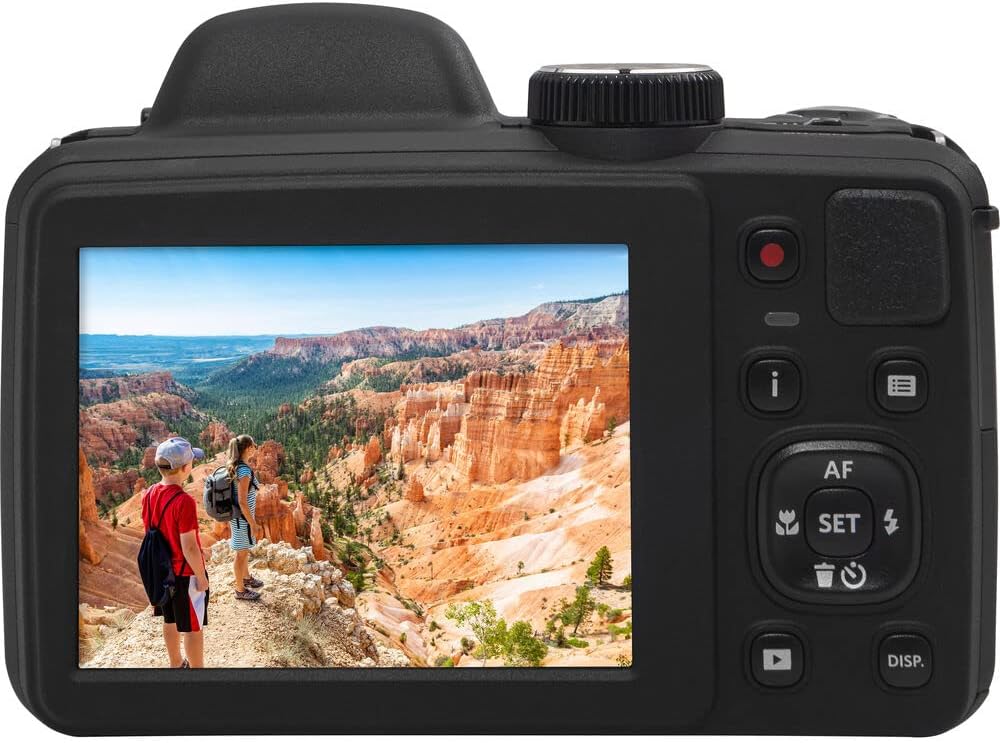 Kodak AZ405BK PIXPRO Astro Zoom 20MP Digital Camera 40X Optical Zoom 24mm Bundle with Lexar 32GB UHS-I SDHC Memory Card and Deco Gear Camera Bag, Lens Blower, Lens Pen, 12inch Tripod & More