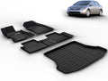 Floor Mats & Cargo Liner for 2006 2007 2008 2009 2010 2011 Honda Civic 8th Gen Civic Si Sedan (Not Fit Coupe) Car Mats Trunk Mat Honda Civic Floor Mats Accessories Black