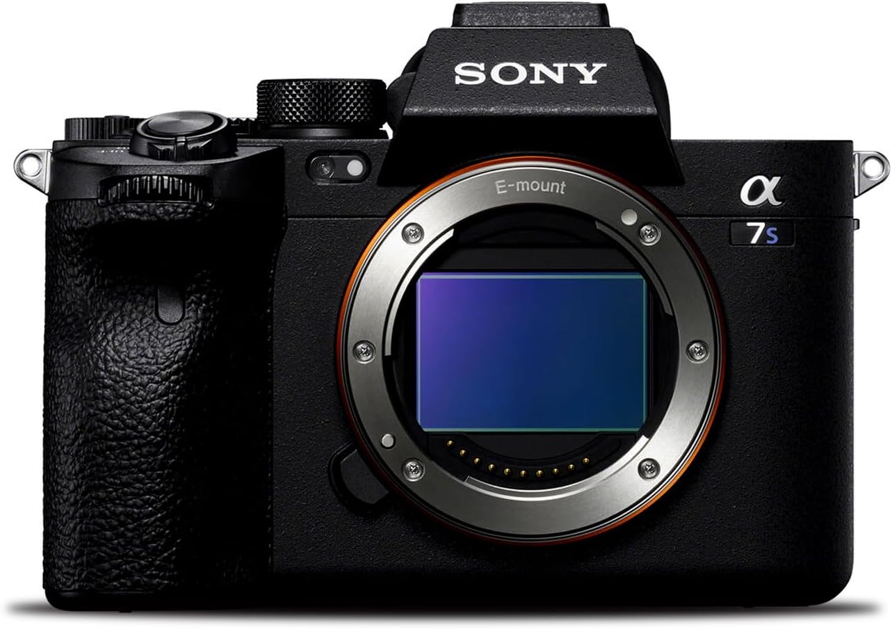 Sony α7S III Full-Frame Mirrorless Camera Body (ILCE-7SM3/B) – 12.1 MP BSI Sensor, 4K 120p 10-Bit Video | 2 x 64GB Memory Card, 3 x NP-FZ-100 Battery, Case, External Charger and More