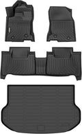 GINOWY-Floor Mats & Cargo Liner for 2015-2021 Lexus NX(NX200t/NX300/NX300h), All Weather Floor Mats Rubber Liners Custom Fit for Lexus NX, Cargo Trunk Mat Liner Car Mats for NX200t/NX300/NX300h