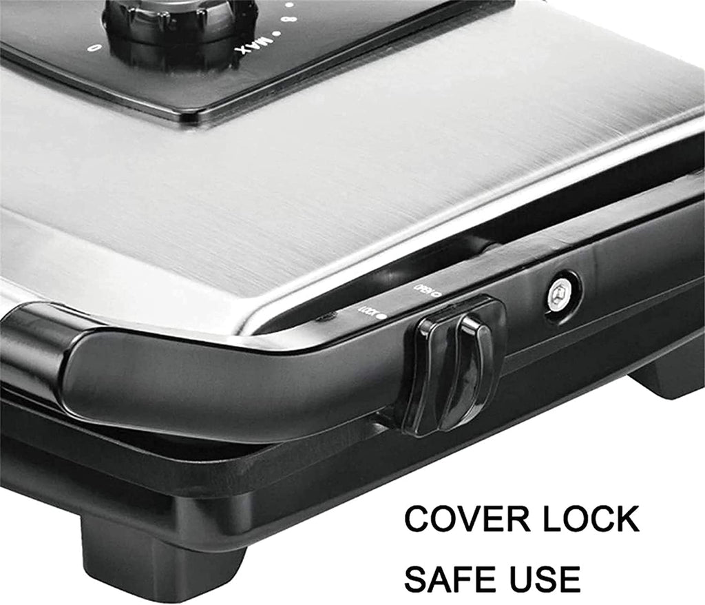 Indoor Grill Electric Grill Griddle Smokeless Grill, Portable Korean BBQ Grill with Turbo Smoke Extractor Technology, Non-Stick Removable Plates, Dishwasher-Safe, 2000W,House