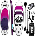 Roc Inflatable Stand Up Paddle Board 10' 6' with Premium SUP Paddle Board Accessories, Wide Stable Design, Non-Slip Comfort Deck for Youth & Adults