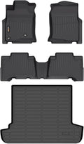 Binmotor-Floor Mats & Cargo Liner for Toyota 4Runner 2003-2009, TPE All Weather Car Mats for Toyota 4runner Accessories Liners Cargo Trunk Mat