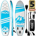 Roc Inflatable Stand Up Paddle Board with Premium SUP Paddle Board Accessories, Wide Stable Design, Non-Slip Comfort Deck for Youth & Adults