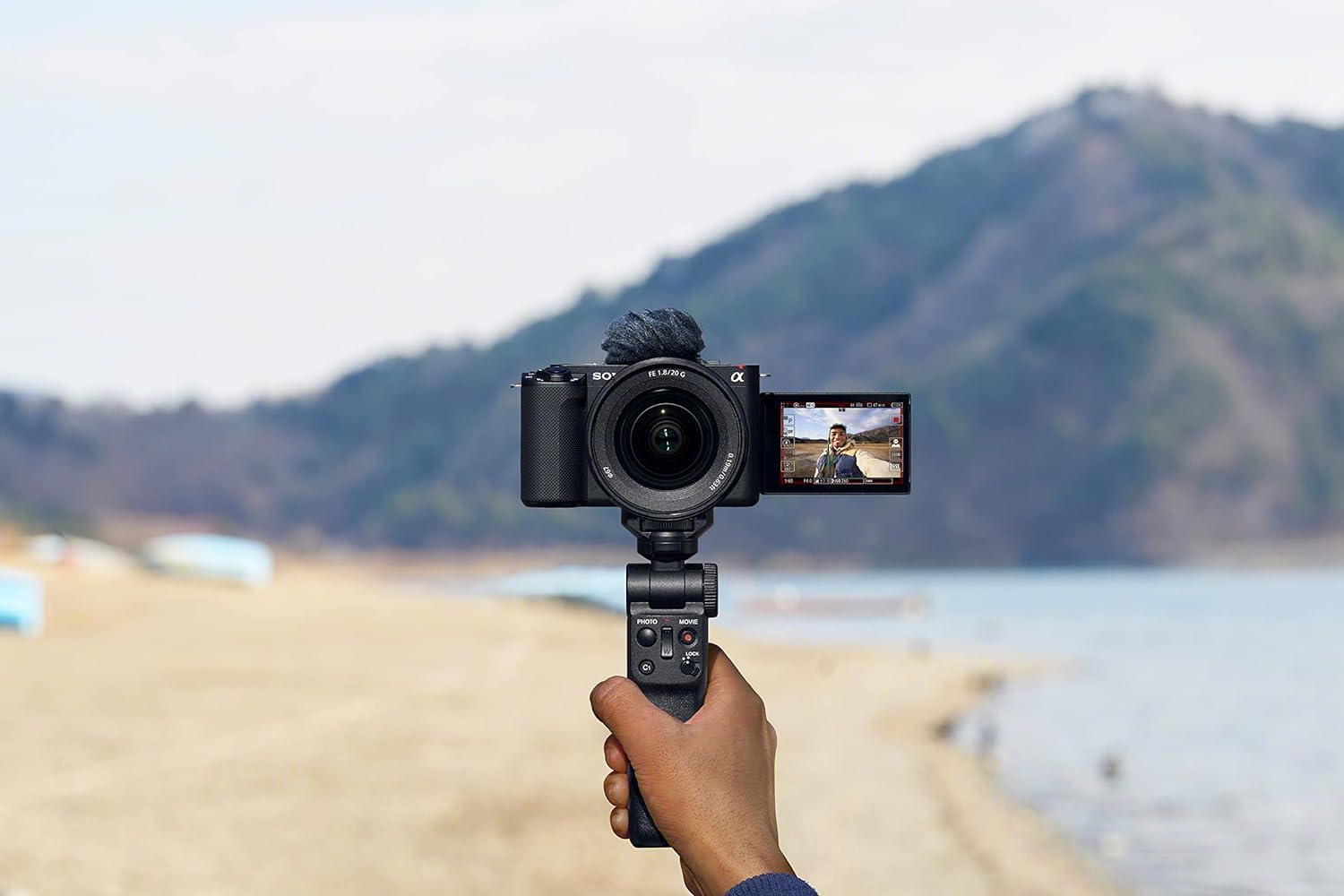 Sony Alpha ZV-E1 Full-Frame Interchangeable Lens Mirrorless Vlog Camera with 28-60mm Lens - Black Body