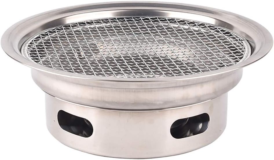 BBQ Barbeque Grills for,Charcoal Grill,BBQ,Indoor and Outdoor Korean Barbecue Grill,Suitable for 5-10 People,34cm (Color : B)