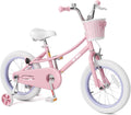 XJD Girls Bike for 2-12 Years Old Kids 12 14 16 20 Inch Toddler Bike,Retro Style Kids Bike with Training Wheels, 20 Inch Girl Bicycle with Kickstand