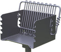Pilot Rock CBP-135 Charcoal Grill, Park Style Outdoor BBQ Camping Grill with Swivel