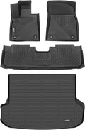 Binmotor-All Weather Floor Mats & Cargo Liner for RX 2016-2022 /RX350/RX450h (No RXL Models), Heavy Duty Car Floor Liners-Black for RX Accessories-Black