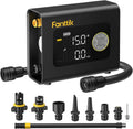 Fanttik X9 Cross 4X Portable Tire Inflator, Paddle Board Pump | Max 75PSI with Auto-Off, Deflation | Air Pump with Light and Power Bank | Fastlink for SUP, Car, Motorcycle, Board, Kayak, Tent etc.
