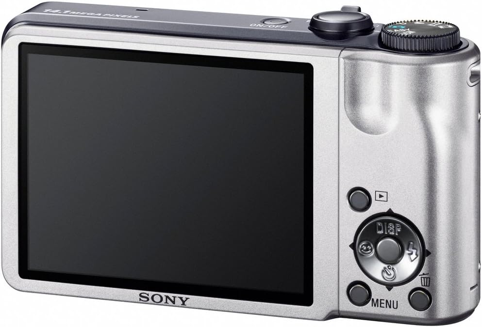 Sony Cyber-shot DSC-H55 14.1MP Digital Camera with 10x Wide Angle Optical Zoom with SteadyShot Image Stabilization and 3.0 inch LCD (Silver)