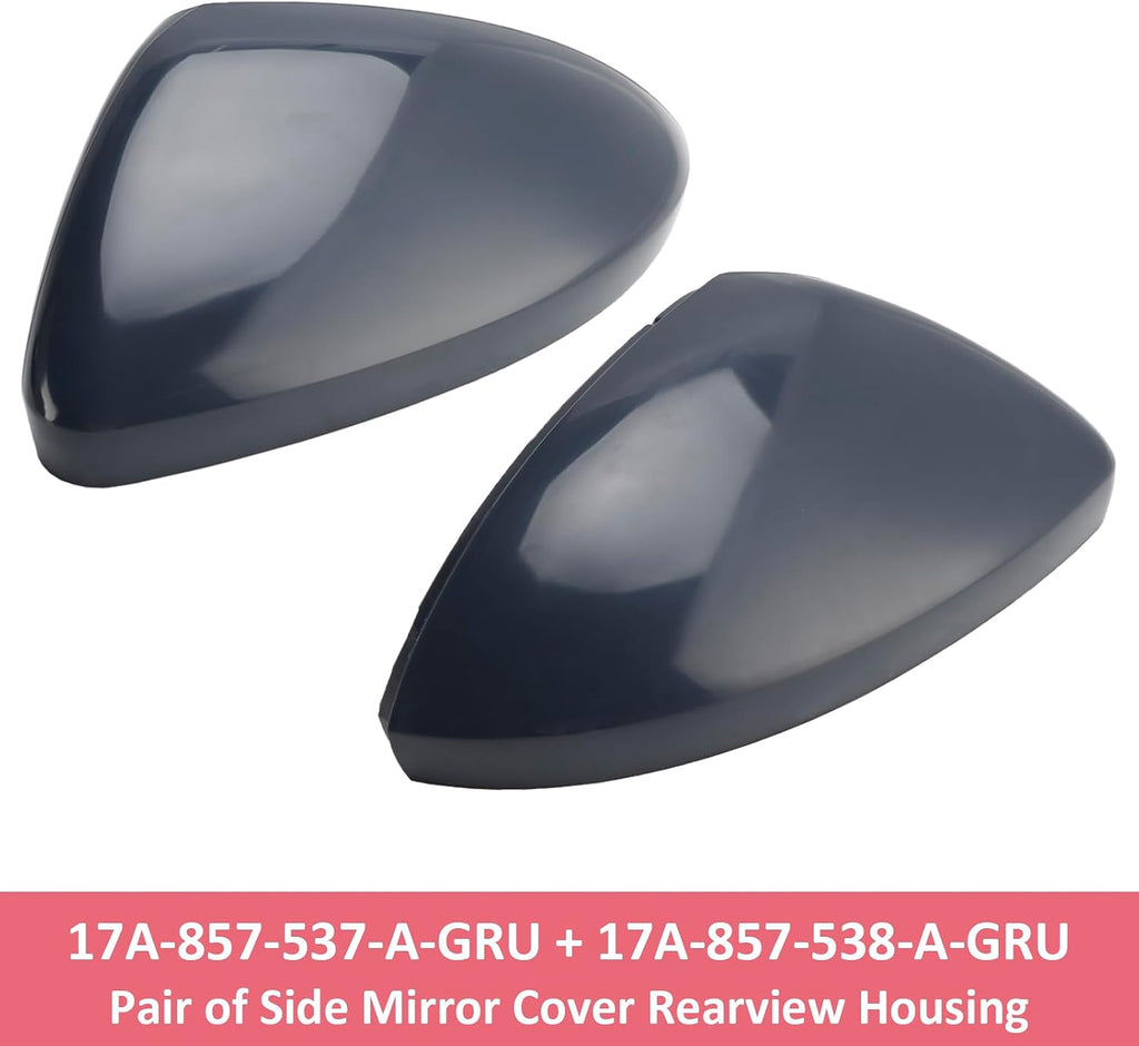 Left Right Mirror Cover Rearview Housing For VW Jetta S/SE/SEL 2019-2025 17A-857-538-AGRU 17A-857-537-AGRU