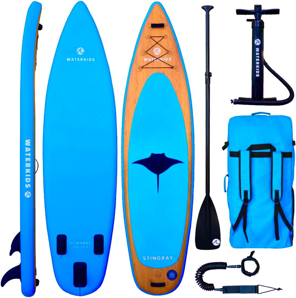 Waterkids Paddle Boards for Kids and Adults, Inflatable Stand Up Paddle Board Packages for Families