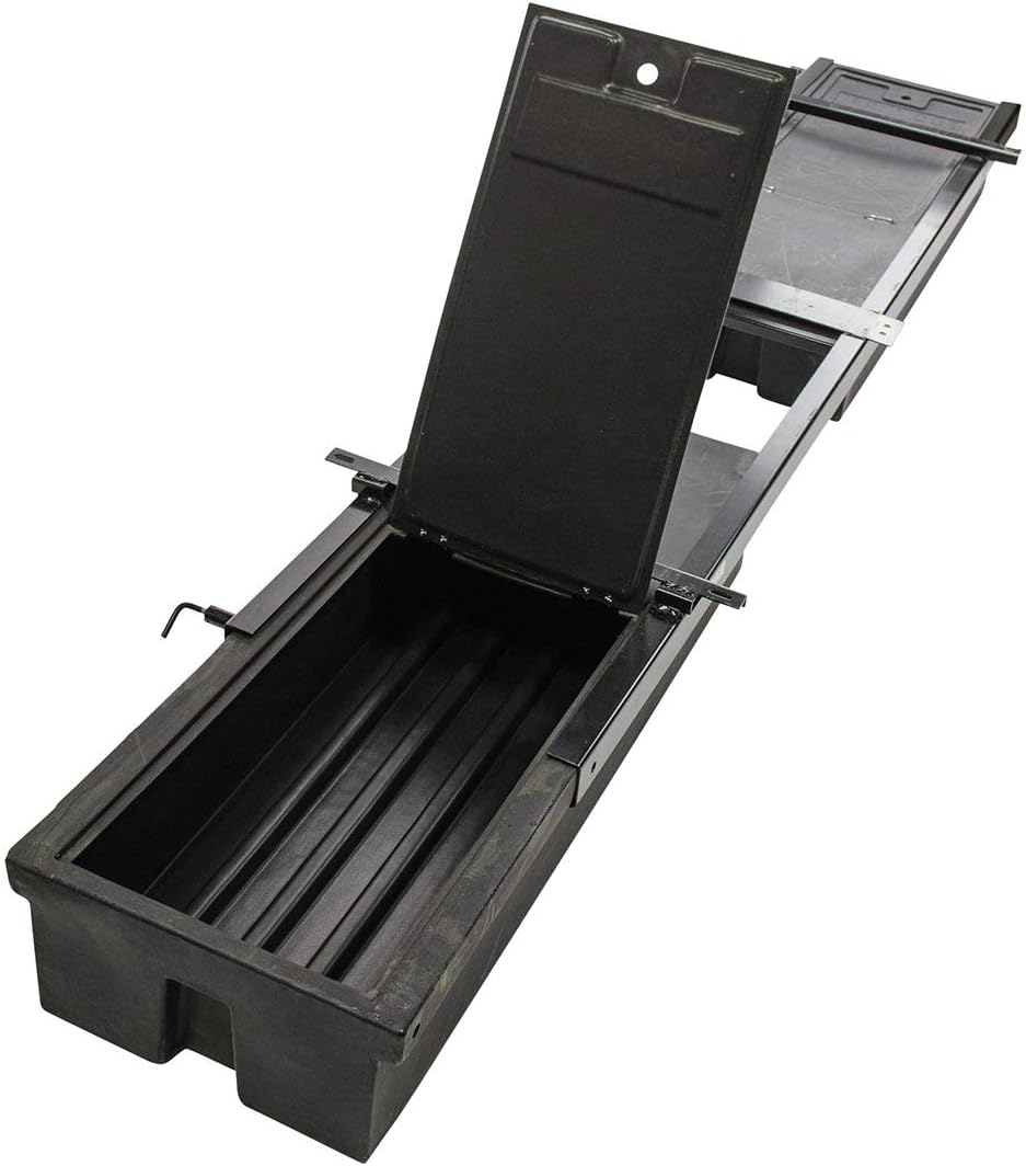 Lippert 236558 RV Double Box Under Chassis Storage Unit Black