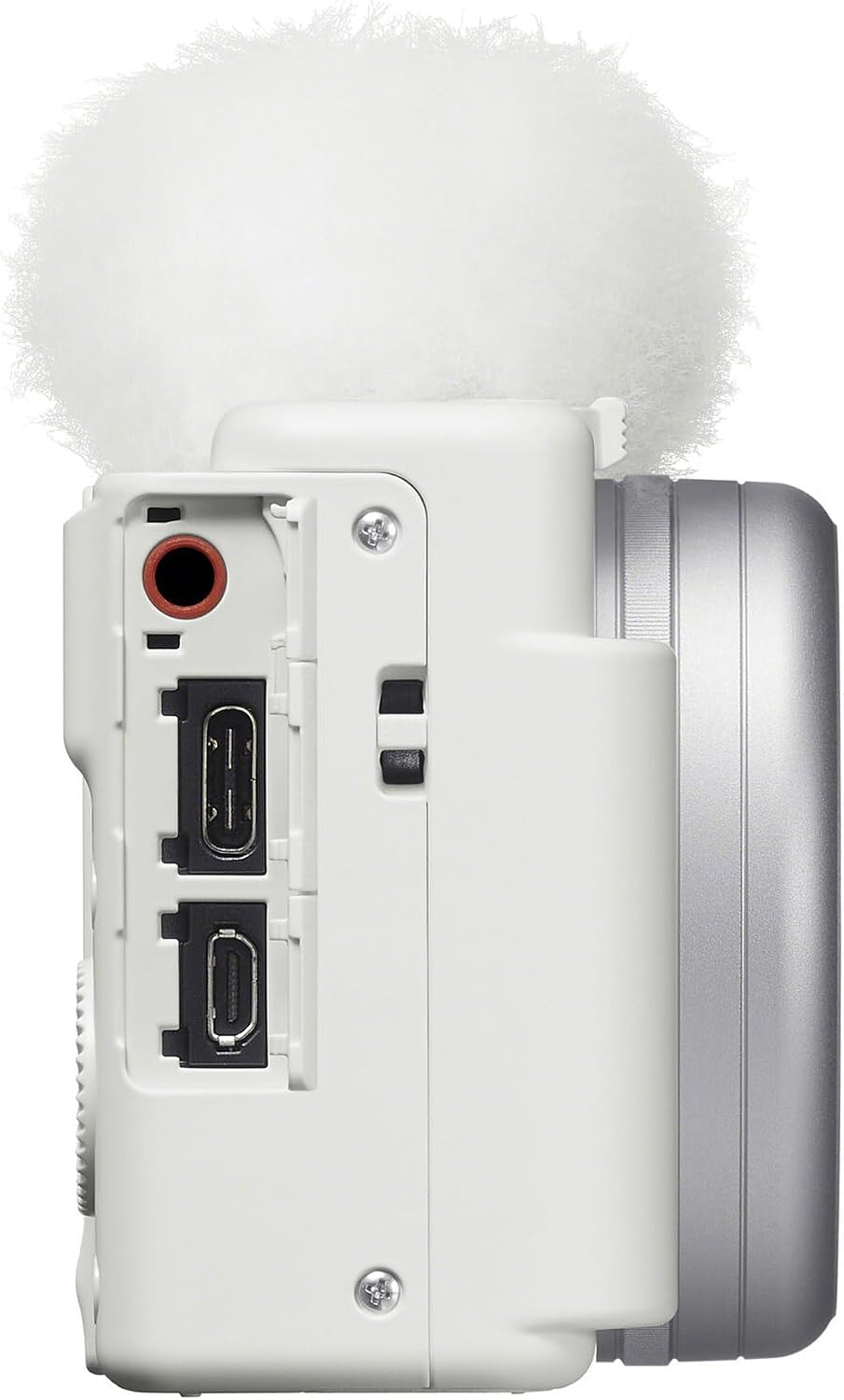 Sony ZV-1 II Vlog Camera for Content Creators and Vloggers (White) (ZV-1M2/W) + 64GB Memory Card + Card Reader + Deluxe Soft Bag + Flex Tripod + Memory Wallet + Cleaning Kit