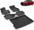 All Weather Car Floor Mats & Cargo Liner Set Fit for X2 2018 2019 2020 2021 2022 2023 Floor Liners Trunk Liner X2 Cargo Mat Accessories Black