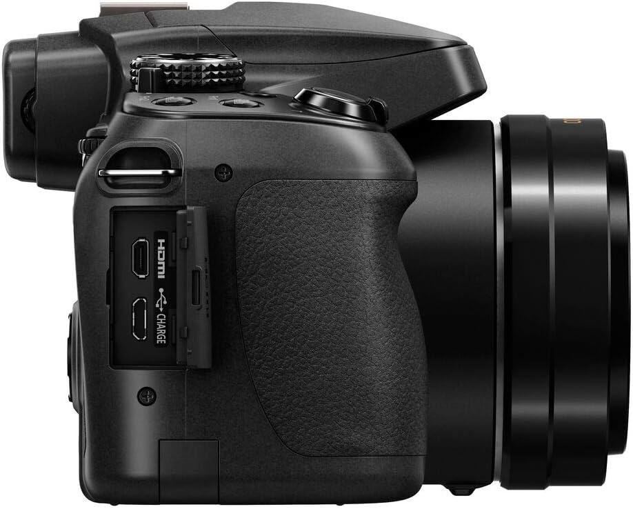 Panasonic LUMIX FZ80D 18.1MP Point & Shoot Digital Camera Bundle with SanDisk Ultra 32GB Memory Card, Slinger Shoulder Bag, Camera Wrist Strap