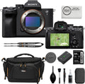 Sony a7 IV Full-Frame Mirrorless Camera + 64GB Memory Card SDXC UHS-I V30 Card + Camera Bag