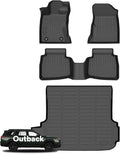 Wayhigh® Floor Mats & Cargo Liner for Subaru Outback 2026, All Weather TPE Car Mats Waterproof Heavy Duty Floor Liners, Floor Mats Custom Fit for Outback Accessories