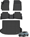 ANBINGO® Floor Mats & Cargo Liner for Kia Seltos 2024 2025 2026, TPE All Weather Car Mats 2024 2025 2026 Seltos S, LX, EX, X-Line, Cargo Tray in The Highest Position (Only for U.S.A. and Canada)