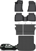 Wayhigh® Floor Mats & Backseat Cargo Liner for Subaru Outback 2026, All Weather TPE Car Mats Waterproof Heavy Duty Floor Liners, Floor Mats Custom Fit for Outback Accessories