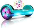 LIEAGLE Hoverboard, 6.5' Self Balancing Scooter Hover Board with Bluetooth Wheels LED Lights for Kids Adults
