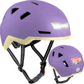 XNITO Kid Bike Helmets for Boys and Girls | Fit Head 51-54cm Circumference | CPSC & NTA-8776 Dual Certified | Multi-Sport Helmets with LED Lights, Magnetic Buckle, Detachable Visor