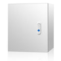 Outdoor Electrical Box 20 x 20 x 8''D NEMA 4X Enclosure Steel Box, Waterproof & Dustproof Outdoor/Indoor Lockable Electrical Junction Box, with Mounting Plate
